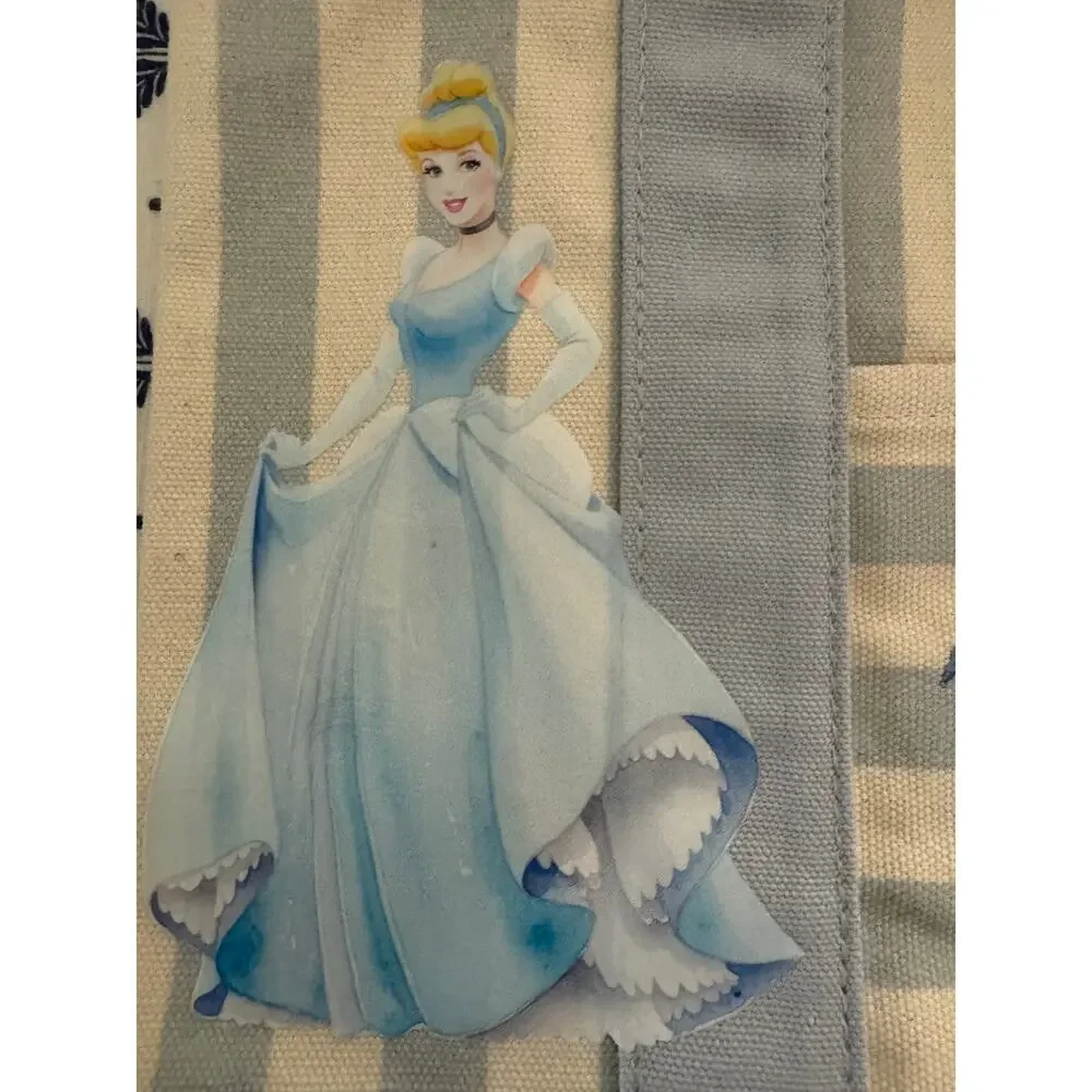Disney Cinderella Striped Custom Made Trader Joes Mini Tote